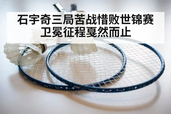 badminton racket close up