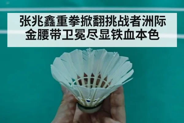 张兆鑫重拳掀翻挑战者洲际金腰带卫冕尽显铁血本色